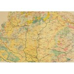 1928 Magyarország gazdaságföldrajzi térképe, dr. Teleki Pál gróf, és dr...