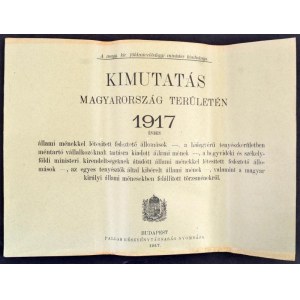 1917 Kimutatás Magyarország területén különböző fedeztető állomáson lévő törzsménekről...