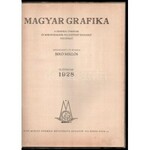 1929 Magyar Grafika. A grafikai iparágak és rokonszakmák fejlesztését szolgáló folyóirat. Szerk. és kiadja: Bíró Miklós...