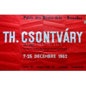 1962 [Csontváry Kosztka Tivadar] Th[éodore] Csontváry (1853-1919), Palais des Beaux-Arts - Bruxelles, 7...