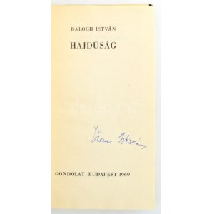 Balogh István: Hajdúság. Magyar néprajz. Bp.,1969, Gondolat, 297+1 p.+19 (fekete-fehér fotók) t. Kiadói félvászon-kötés...