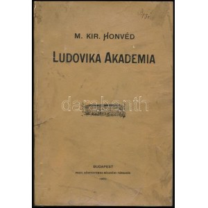 M. kir. Ludovika Akademia. Bp., 1900. Pesti könyvnyomda 61p. Kiadói papírborítóban, sok képpel. Egy lap sérült...