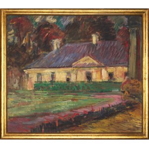 Adam Rychtarski (1885-1957), Dom w ogrodzie, 1939