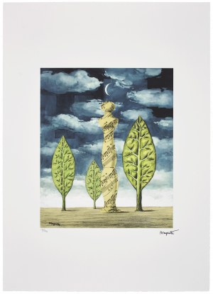 Rene Magritte (1898-1967), Lamour de la nature, 1989