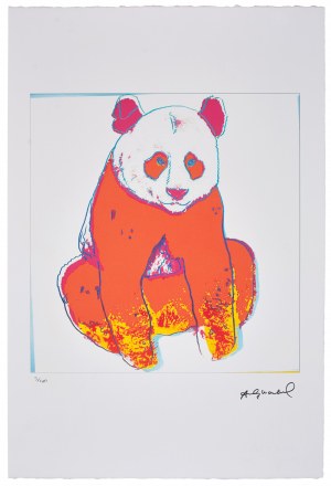 Andy Warhol (1928-1987), Z serii: Wymierające gatunki, Panda