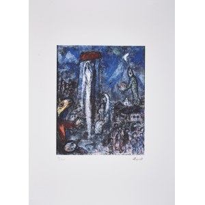 Marc Chagall (1887-1985), granolitografia / 37 x 30 cm [wymiary odbitki]