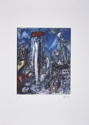 Marc Chagall (1887-1985), granolitografia / 37 x 30 cm [wymiary odbitki]