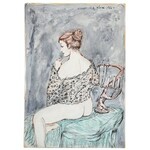 Danuta Leszczyńska-Kluza (1926-2019), Siedząca tyłem, 1956 r.