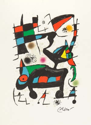 Joan Miro (1893 Barcelona - 1983 Palma de Mallorca), Oda do Joana Miró