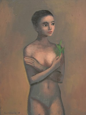 Katarzyna Karpowicz, Girl with the plant, 2020