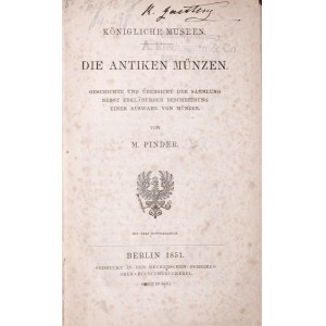 Pinder M., Die Antiken Muenzen, Berlin 1851.