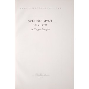 Lindgren T., Sveriges Mynt 1719-1776, Stockholm 1953.