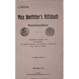 Boettcher M., Hilfsbuch fuer Numismatiker, Bremen 1915.
