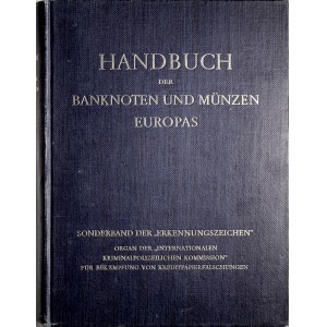 Adler H., Handbuch der Banknoten und Muenzen Europas, Wien 1937.