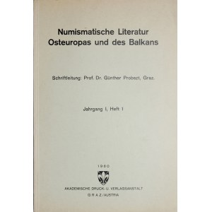Probszt G., Numismatische Literatur Osteuropas und des Balkans, Graz 1960.