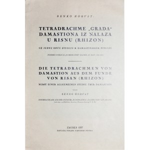 Horvat B., Die Tetradrachmen von Damastion aus dem Funde von Risan, Zagreb 1937.