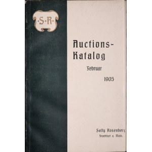 Rosenberg S, Auktions-Catalog, 1 Februar 1905, Frankfurt am M 1905.