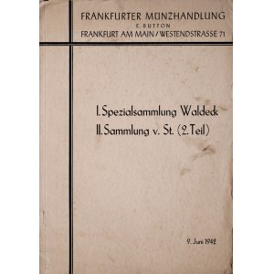 Frankfurter MH, Sammlung Waldeck, 9. Juni 1942., Frankfurt 1942.