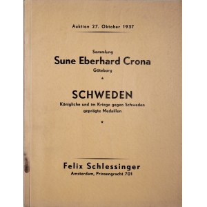 Schlessinger F., Sammlung Schweden, 27. Oktober 1937, Berlin 1937