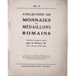 Muenzhandlung Basel, Collection de monnaies et medaillons Romains, 4 mars 1935, Basel 1935.