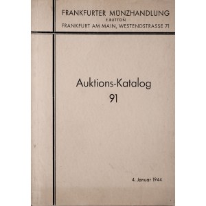 Frankfurter MH, I. Goldmuenzen, Kunstmedaillen, 4. Januar 1944., Frankfurt 1944.