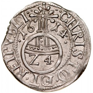 Pomorze, Filip II 1606-1618, Grosz 1614, Szczecin.
