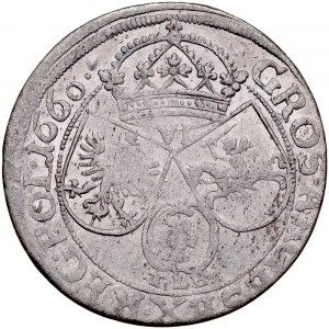 Jan II Kazimierz 1649-1668, Szóstak 1660 TLB, Kraków.