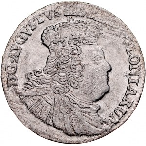 August III 1733-1763, Szóstak 1756, Lipsk.