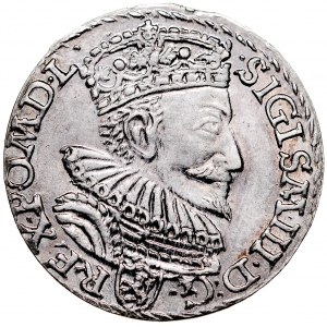 Zygmunt III 1587-1632, Trojak 1593, Malbork.