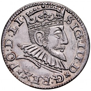 Zygmunt III 1587-1632, Trojak 1592, Ryga.