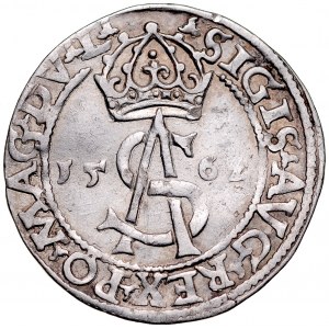 Zygmunt II August 1545-1572, Trojak 1562, Wilno.