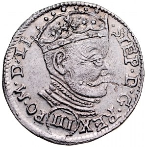 Stefan Batory 1576-1586, Trojak 1580, Wilno.