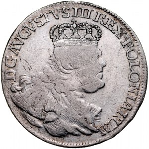 August III 1733-1763, 18 groszy 1754, Lipsk.