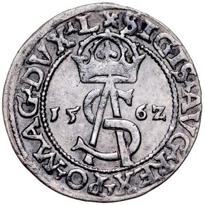 Zygmunt II August 1545-1572, Trojak 1562, Wilno.