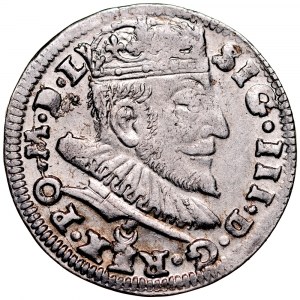 Zygmunt III 1587-1632, Trojak 1590, Wilno. R