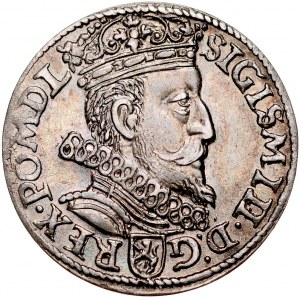 Zygmunt III 1587-1632, Trojak 1603, Kraków.