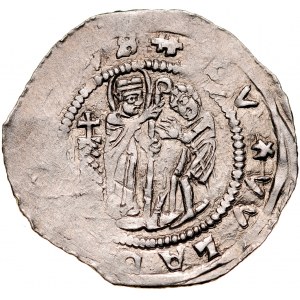 Władysław II 1140-1174, Denar, Av.: Biskup i wierny, Rv.: Rycerz i święty.