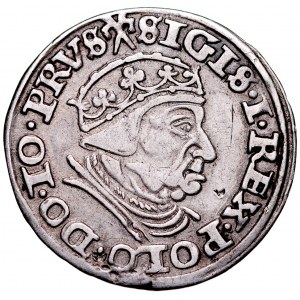 Zygmunt I Stary 1506-1548, Trojak 1540, Gdańsk.