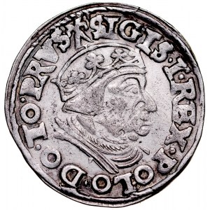 Zygmunt I Stary 1506-1548, Trojak 1538, Gdańsk.