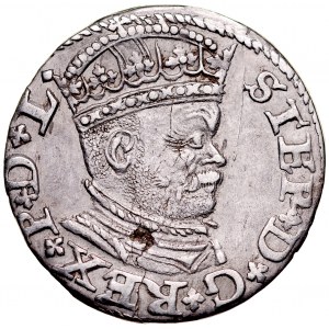 Stefan Batory 1576-1586, Trojak 1586, Ryga.