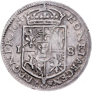 Jan II Kazimierz 1649-1668, Ort 1651 MW, Wschowa.