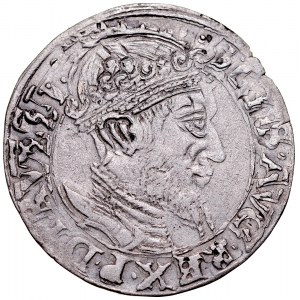 Zygmunt II August 1545-1572, Grosz 1556, Gdańsk.
