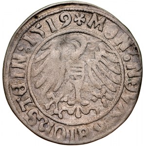 Śląsk, Księstwo Ziębicko-Oleśnickie, Karol I 1498-1536, Grosz 1519, Oleśnica.