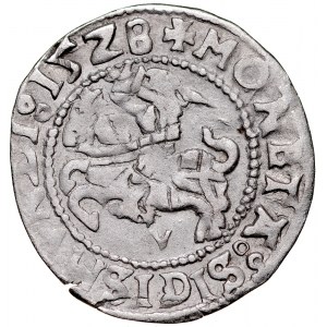 Zygmunt I Stary 1506-1548, Półgrosz 1528 V, Wilno.