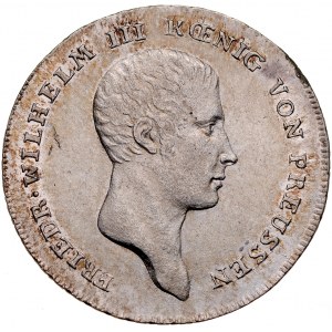 Prusy, Fryderyk Wilhelm III 1797-1840, 1/6 talara 1809 A, Berlin.