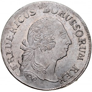 Prusy, Fryderyk II 1740-1786, 1/3 taler 1758, Drezno.