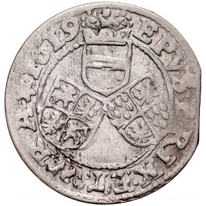 Śląsk, Księstwo Nyskie Biskupów Wrocławskich, Karol Austriacki 1608-1624, 3 krajcary 1619, Nysa.