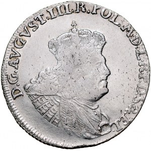 August III 1733-1763, 30 groszy 1762, Gdańsk.