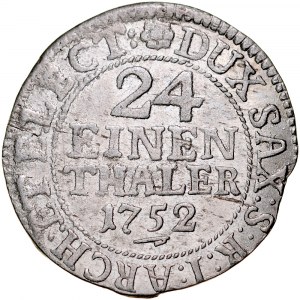 August III 1733-1763, Grosz 1752, Drezno.