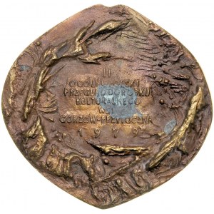 Medaille von Józef Stasiński, gewidmet der 2. gesamtpolnischen Übersicht über die kulturellen Errungenschaften der polnischen Dörfer, Gorzów-Przytoczna 1979, Opus 997.